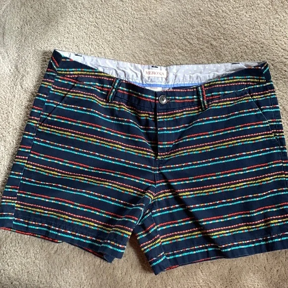 Navy Blue Merona Women's Shorts Ladies' Pull-On Short Purple